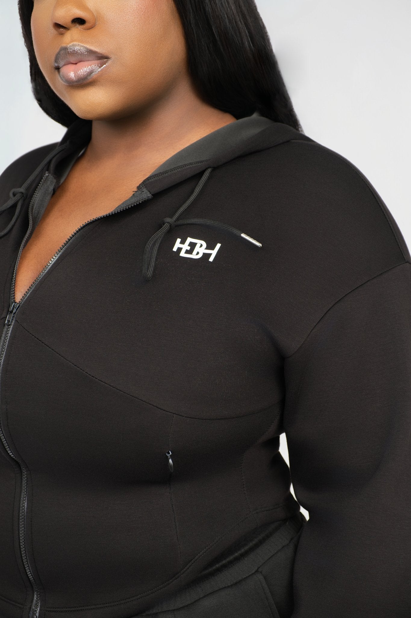 Cloud Hooded Corset Jacket