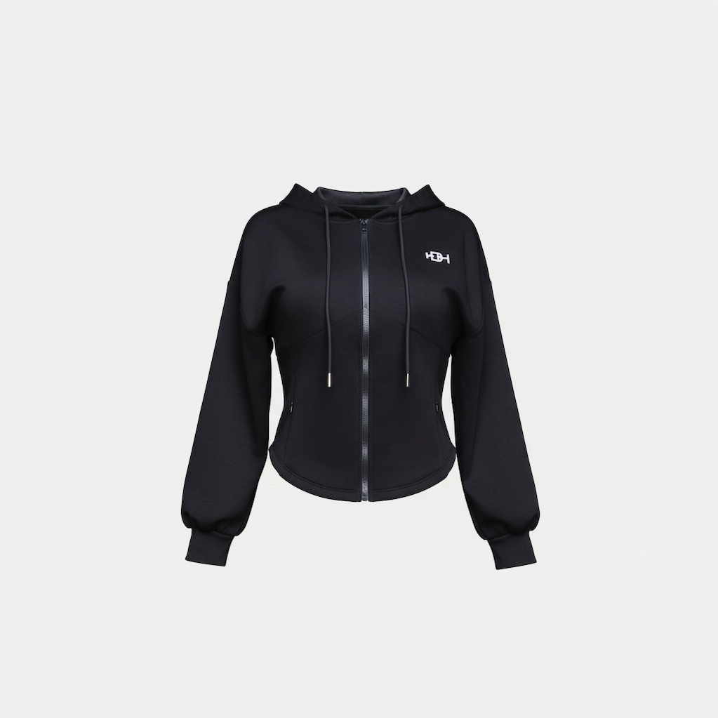 Cloud Hooded Corset Jacket